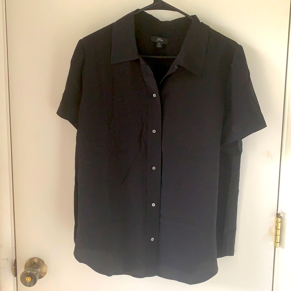 J. Crew Silk Button Up Blouse
